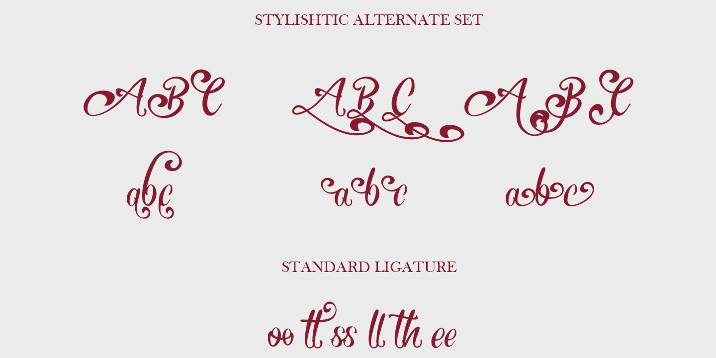 Beispiel einer Hustyle Regular-Schriftart